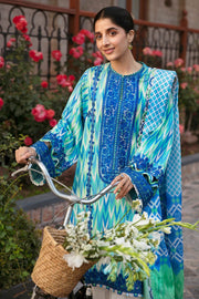 ZAHA by Khadijah Shah Festive Lawn Unstitched 3Pc Suit ZF23-10 AYSEL