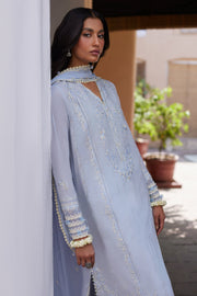 ZAHA Festive Embroidered Lawn Unstitched 3Pc Suit ZF24-01 MIRA