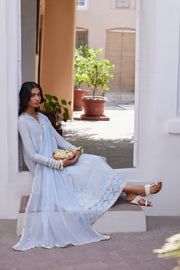 ZAHA Festive Embroidered Lawn Unstitched 3Pc Suit ZF24-01 MIRA