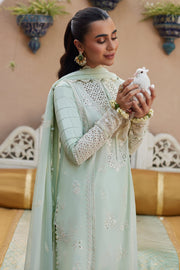 ZAHA Festive Embroidered Lawn Unstitched 3Pc Suit ZF24-02 AIRA