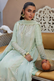 ZAHA Festive Embroidered Lawn Unstitched 3Pc Suit ZF24-02 AIRA