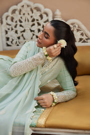 ZAHA Festive Embroidered Lawn Unstitched 3Pc Suit ZF24-02 AIRA
