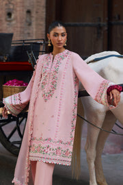 ZAHA Festive Embroidered Lawn Unstitched 3Pc Suit ZF24-07 AYSEL