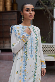 ZAHA Festive Embroidered Lawn Unstitched 3Pc Suit ZF24-08 LEYA