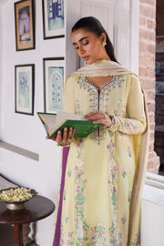 ZAHA Festive Embroidered Lawn Unstitched 3Pc Suit ZF24-09 LANA
