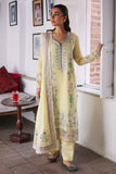 ZAHA Festive Embroidered Lawn Unstitched 3Pc Suit ZF24-09 LANA
