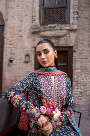 ZAHA Festive Embroidered Lawn Unstitched 3Pc Suit ZF24-10 NIHAN