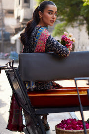 ZAHA Festive Embroidered Lawn Unstitched 3Pc Suit ZF24-10 NIHAN