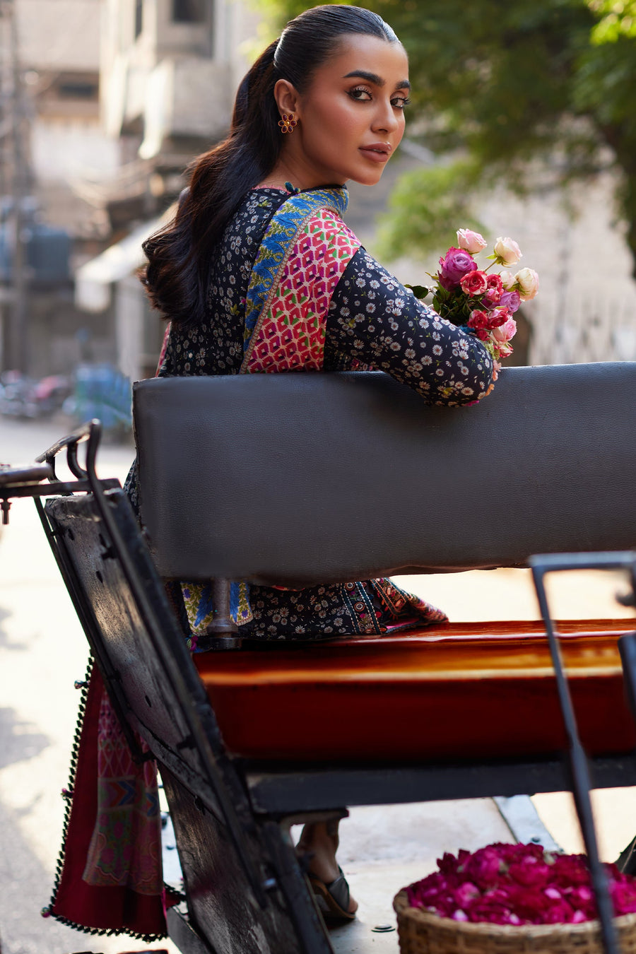 ZAHA Festive Embroidered Lawn Unstitched 3Pc Suit ZF24-10 NIHAN