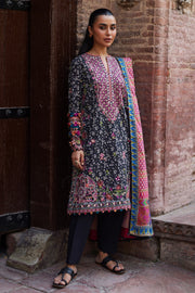 ZAHA Festive Embroidered Lawn Unstitched 3Pc Suit ZF24-10 NIHAN