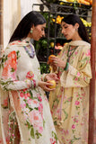 Wildflower by ZAHA Embroidered Lawn Unstitched 3Pc Suit ZF26-01 HIMALAYAN BELL MIST