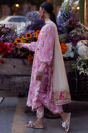 Wildflower by ZAHA Embroidered Lawn Unstitched 3Pc Suit ZF26-03 PEONY REVERIE