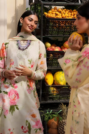 Wildflower by ZAHA Embroidered Lawn Unstitched 3Pc Suit ZF26-06 DAHLIA