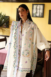 Wildflower by ZAHA Embroidered Lawn Unstitched 3Pc Suit ZF26-07 GHOST ORCHID WHISPER