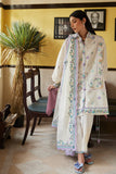 Wildflower by ZAHA Embroidered Lawn Unstitched 3Pc Suit ZF26-07 GHOST ORCHID WHISPER