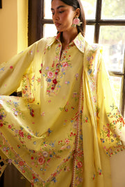 Wildflower by ZAHA Embroidered Lawn Unstitched 3Pc Suit ZF26-08 QUEEN OF THE ANDES