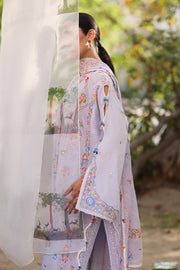 Wildflower by ZAHA Embroidered Lawn Unstitched 3Pc Suit ZF26-11 PERIWINKLE MUSE