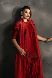 Zariya Anahira Ready to Wear Silk Organza 3Pc Suit ZB50087 ZIANA