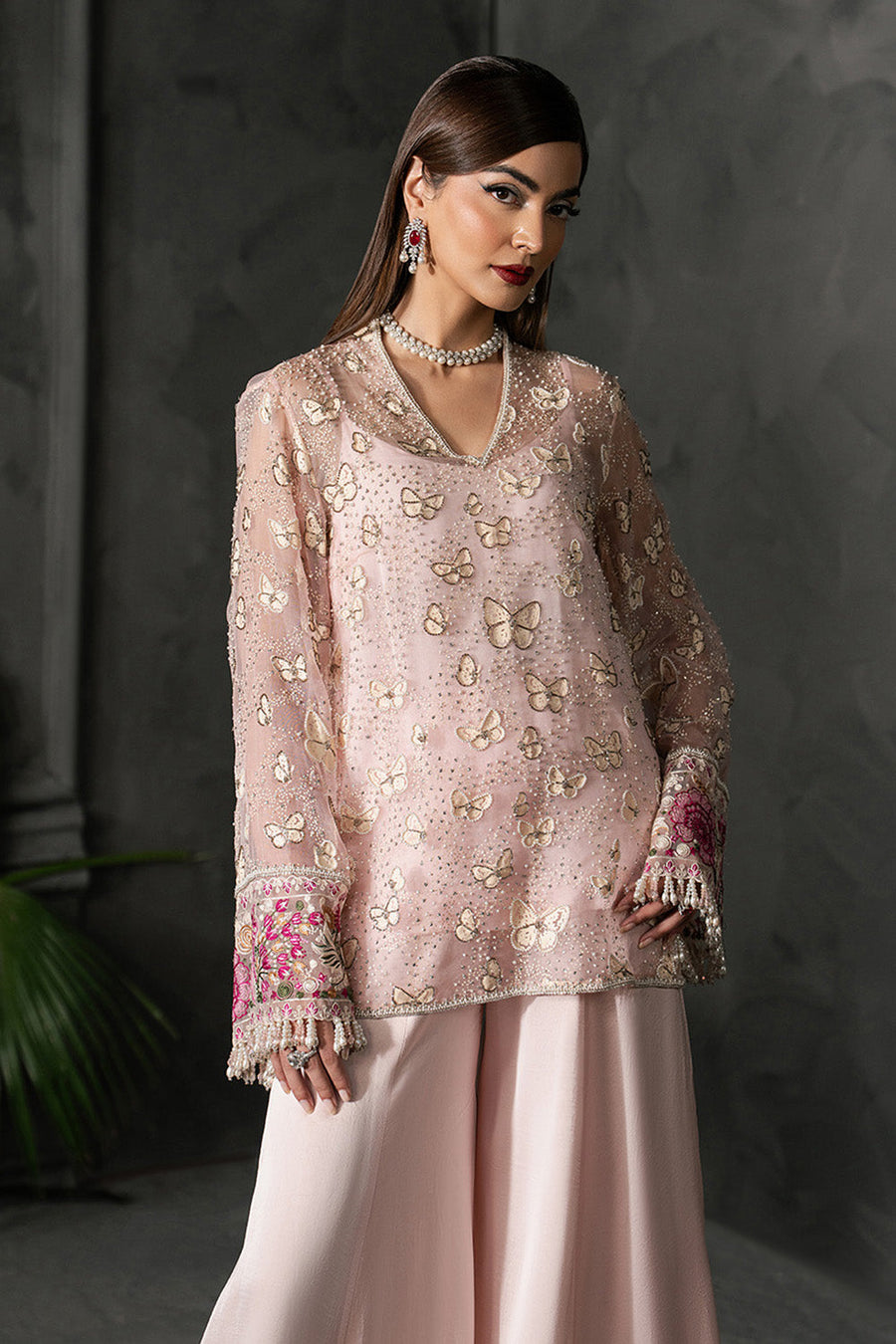 Zariya Anahira Ready to Wear Pure Organza 2Pc Suit ZB50083 ZIARA