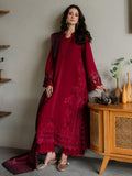 Faiza Faisal Dastaan Embroidered Khaddar Unstitched 3Pc Suit - ZIMAL