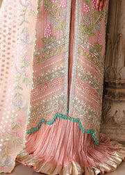 Saira Shakira Embroidered Organza Unstitched 3Pc Suit - ZINNIA