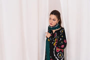 Feathers Fully Embroidered Dhanak Unstitched 3Pc Suit ZIVREL-FT556