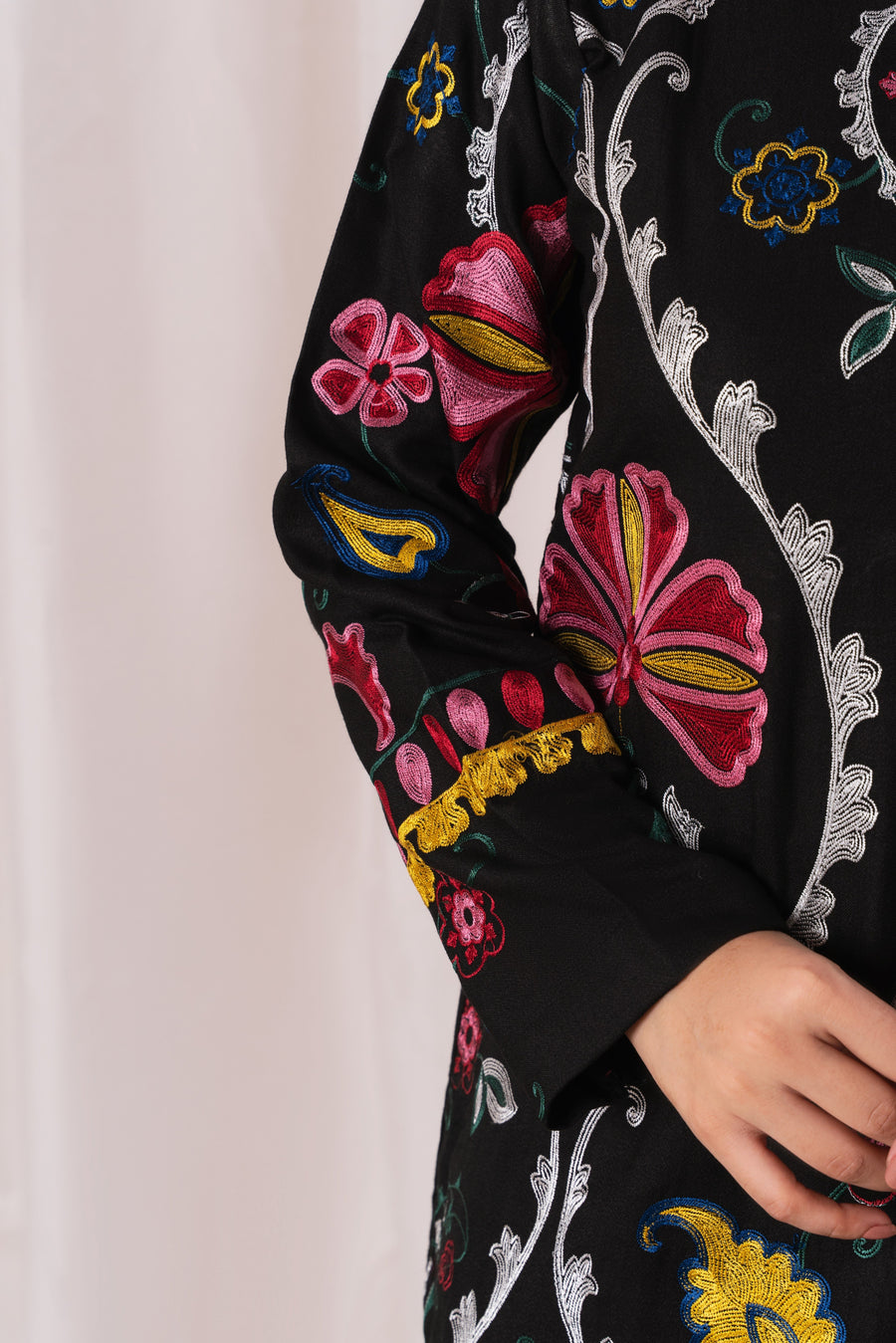 Feathers Fully Embroidered Dhanak Unstitched 3Pc Suit ZIVREL-FT556
