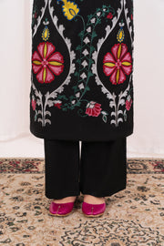 Feathers Fully Embroidered Dhanak Unstitched 3Pc Suit ZIVREL-FT556