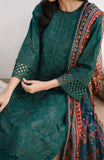 Zarif Festive Eid Embroidered Lawn Unstitched 3Pc Suit ZL-01 MAPLE