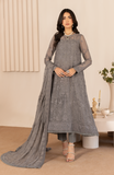 Zarif Thread Works Embroidered Chiffon Unstitched 3Pc Suit ZL-05 AYMAH