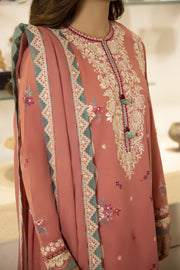 Zaha By Khadijah Shah Embroidered Lawn Unstitched 3Pc Suit ZL24-02B LARMINA