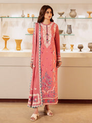 Zaha By Khadijah Shah Embroidered Lawn Unstitched 3Pc Suit ZL24-02B LARMINA
