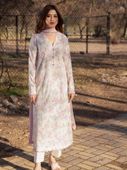 Zaha By Khadijah Shah Embroidered Lawn Unstitched 3Pc Suit ZL24-03A AYSEL