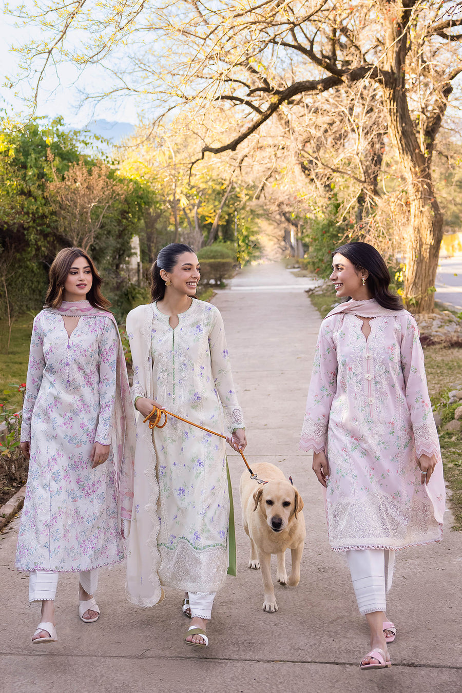 Zaha By Khadijah Shah Embroidered Lawn Unstitched 3Pc Suit ZL24-04B ASEMA