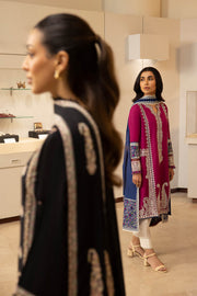 Zaha By Khadijah Shah Embroidered Lawn Unstitched 3Pc Suit ZL24-06B FERYA