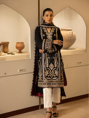 Zaha By Khadijah Shah Embroidered Lawn Unstitched 3Pc Suit ZL24-09B ELANIA