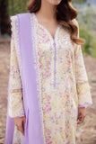 Zaha By Khadijah Shah Embroidered Lawn Unstitched 3Pc Suit ZL24-13A SEZEM