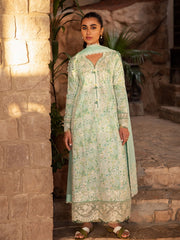 Zaha By Khadijah Shah Embroidered Lawn Unstitched 3Pc Suit ZL24-13B SEZEM