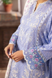 Zaha By Khadijah Shah Embroidered Lawn Unstitched 3Pc Suit ZL24-15B NARINA