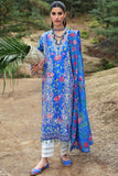 ZAHA Neelum Embroidered Lawn Unstitched 3Pc Suit ZL25-01B ZAYANA