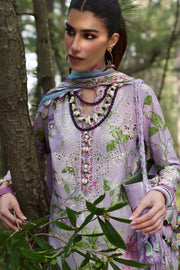 ZAHA Neelum Embroidered Lawn Unstitched 3Pc Suit ZL25-02A ELARA