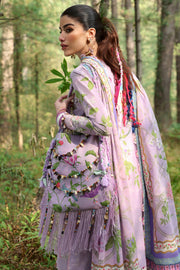 ZAHA Neelum Embroidered Lawn Unstitched 3Pc Suit ZL25-02A ELARA