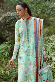 ZAHA Neelum Embroidered Lawn Unstitched 3Pc Suit ZL25-02B ELARA