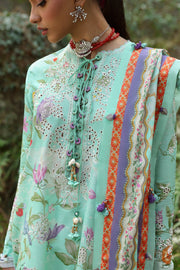 ZAHA Neelum Embroidered Lawn Unstitched 3Pc Suit ZL25-02B ELARA