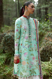 ZAHA Neelum Embroidered Lawn Unstitched 3Pc Suit ZL25-02B ELARA