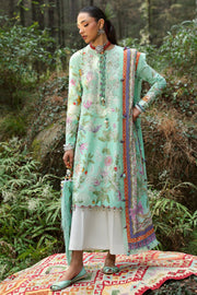 ZAHA Neelum Embroidered Lawn Unstitched 3Pc Suit ZL25-02B ELARA