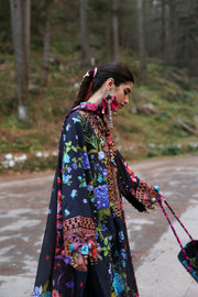 ZAHA Neelum Embroidered Lawn Unstitched 3Pc Suit ZL25-07A ALYA