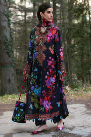 ZAHA Neelum Embroidered Lawn Unstitched 3Pc Suit ZL25-07A ALYA