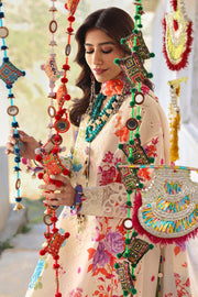 ZAHA Neelum Embroidered Lawn Unstitched 3Pc Suit ZL25-07B ALYA