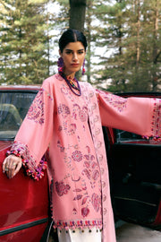 ZAHA Neelum Embroidered Lawn Unstitched 3Pc Suit ZL25-09B ZARIAH